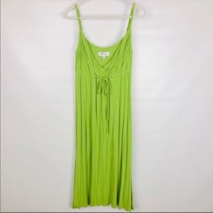 Isaac Mizrahi Lime Green Dress